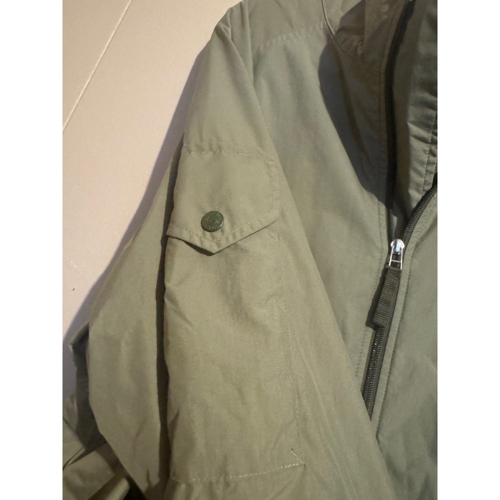 VTG Polo Sport Ralph Lauren Men XL Olive Green Full Zip Windbreaker Jacket Nylon - Picture 5 of 14
